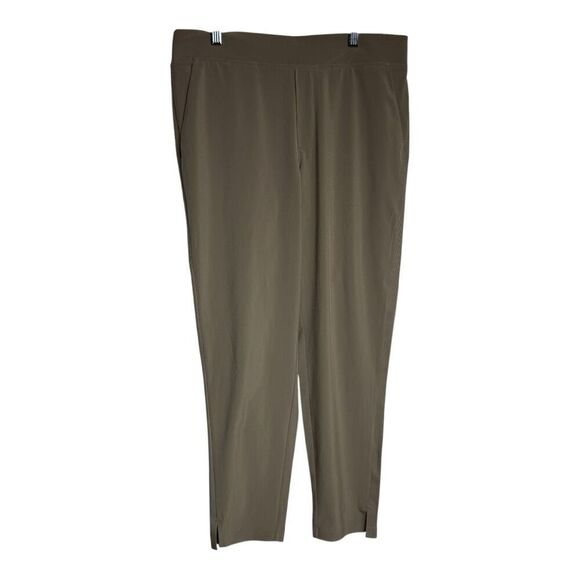 Athleta Brooklyn Mid Rise Ankle Pant size 10 khaki - Picture 2 of 8